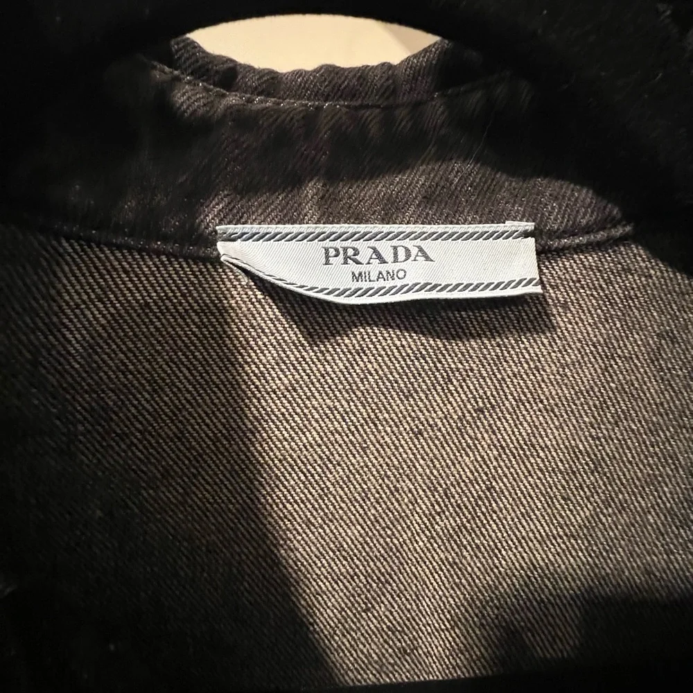 Prada Black Lightweight Shirt Jacket - Picture 5 of 10